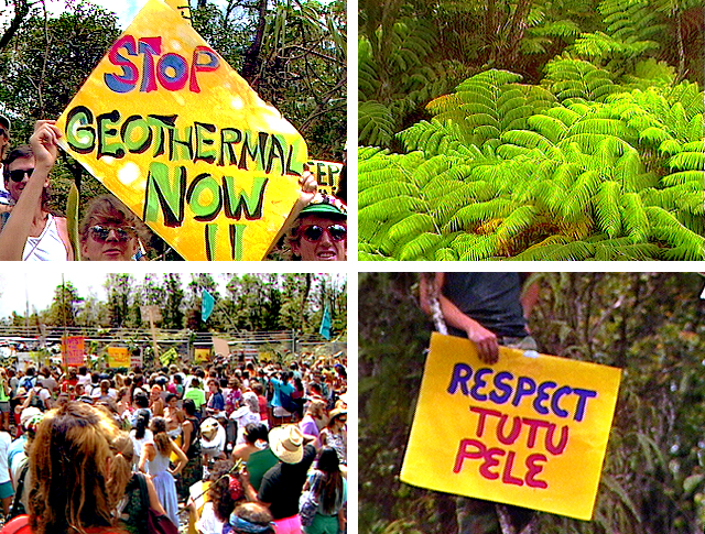 Pele, Wao Kele o Puna, rainforest, geothermal, Hawaiian rights, Hawaiian culture, indigenous rights, demonstration